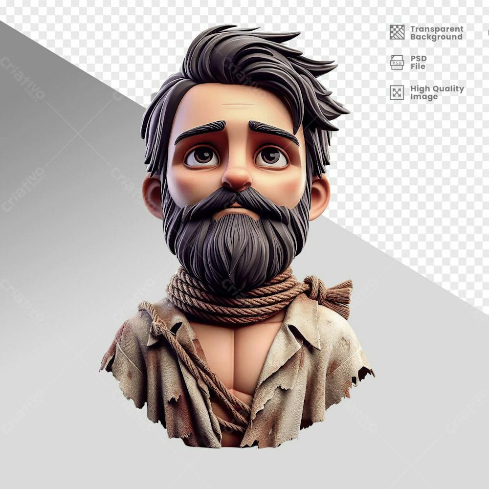 Mascot 3D Tiradentes 23