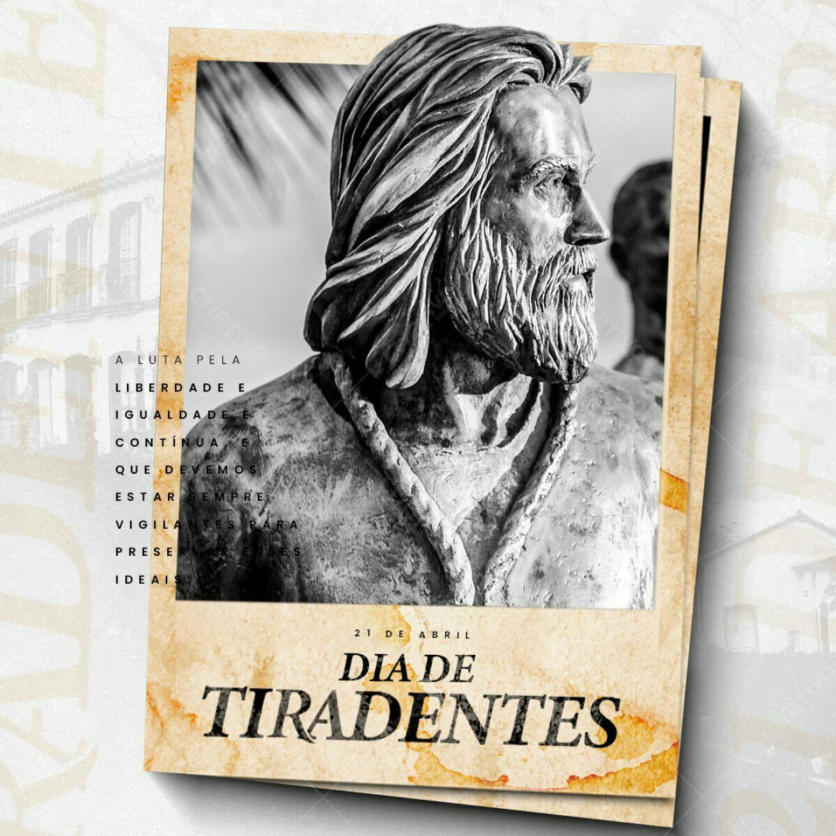Flyer Dia de Tiradentes PSD Editável