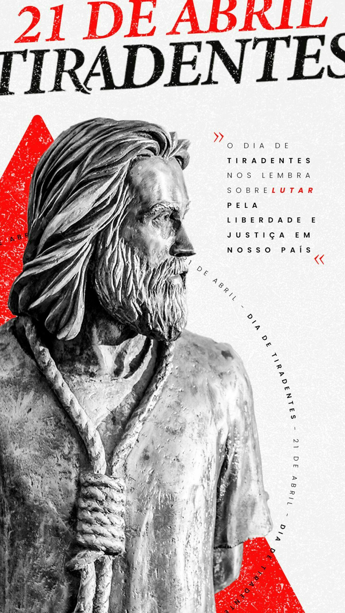 Flyer Dia de Tiradentes PSD Editável