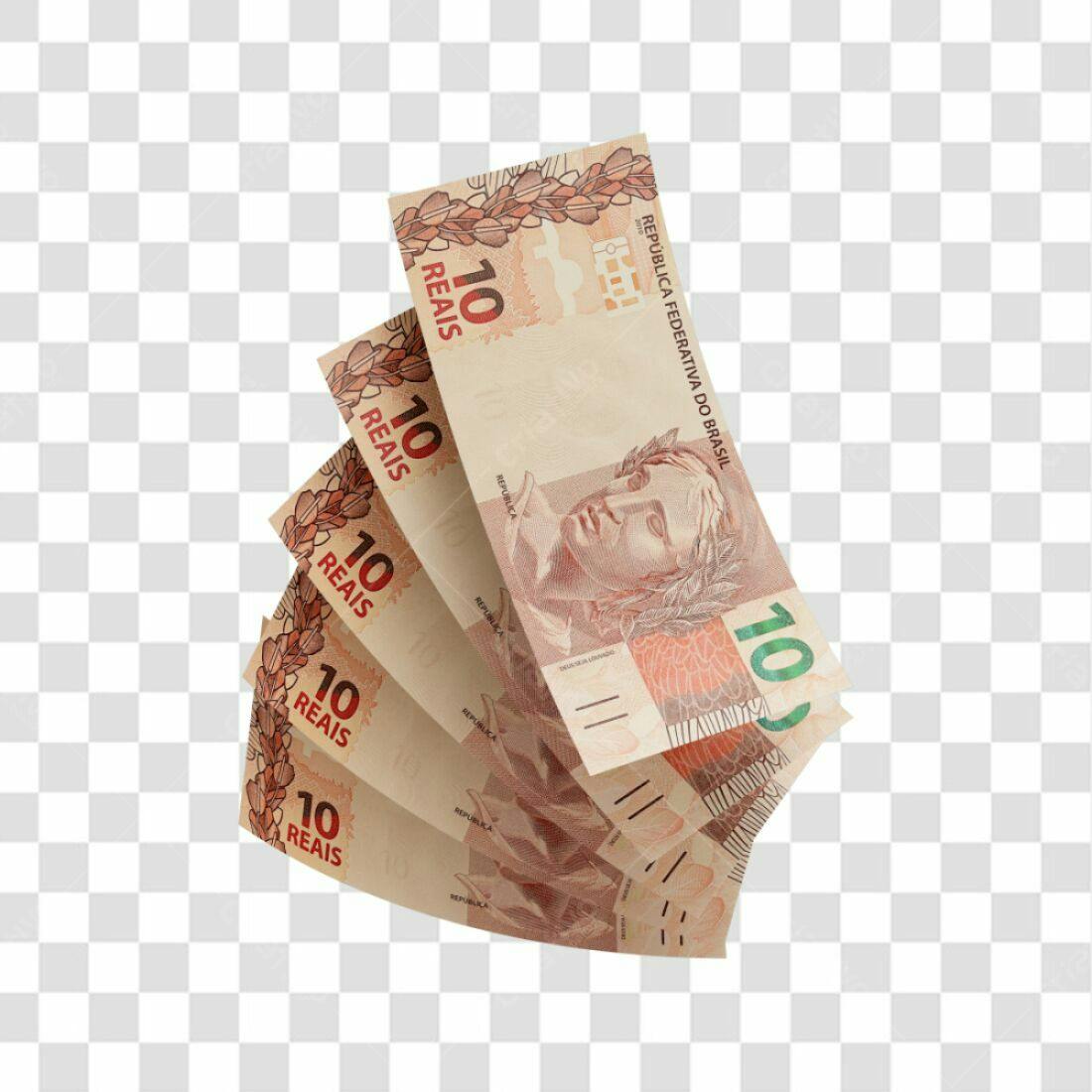 Icone Dinheiro Brasileiro PNG com fundo transparente