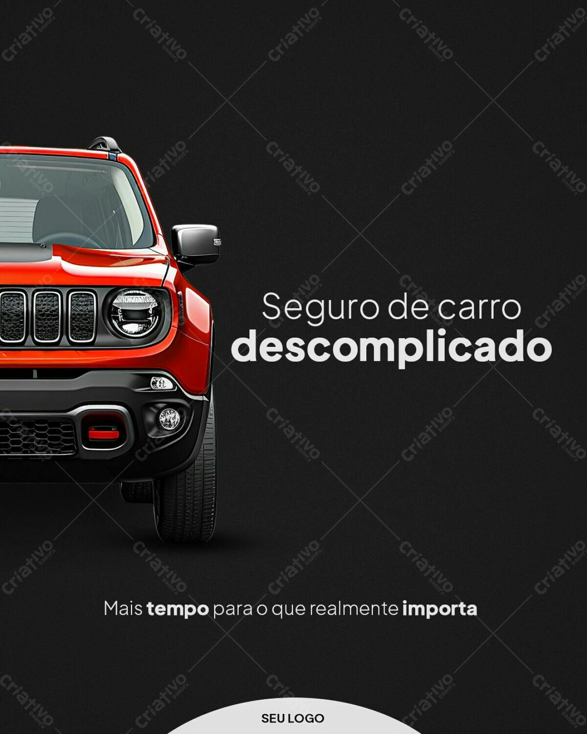 Postagem Instagram Seguro de Carro PSD Editável