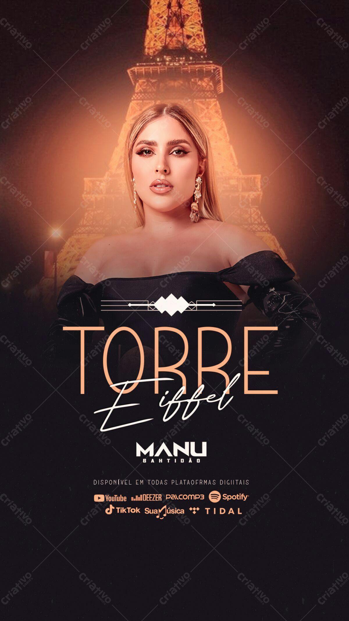 Flyer para Lançamento Musical PSD Editável