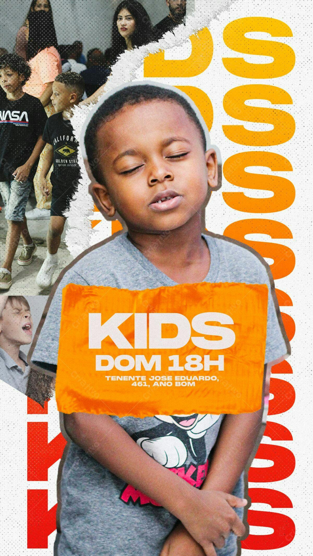 Flyer para Evento Infantil PSD Editável