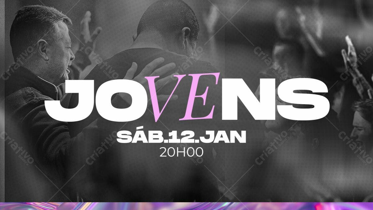 Flyer para Evento de Jovens PSD Editável