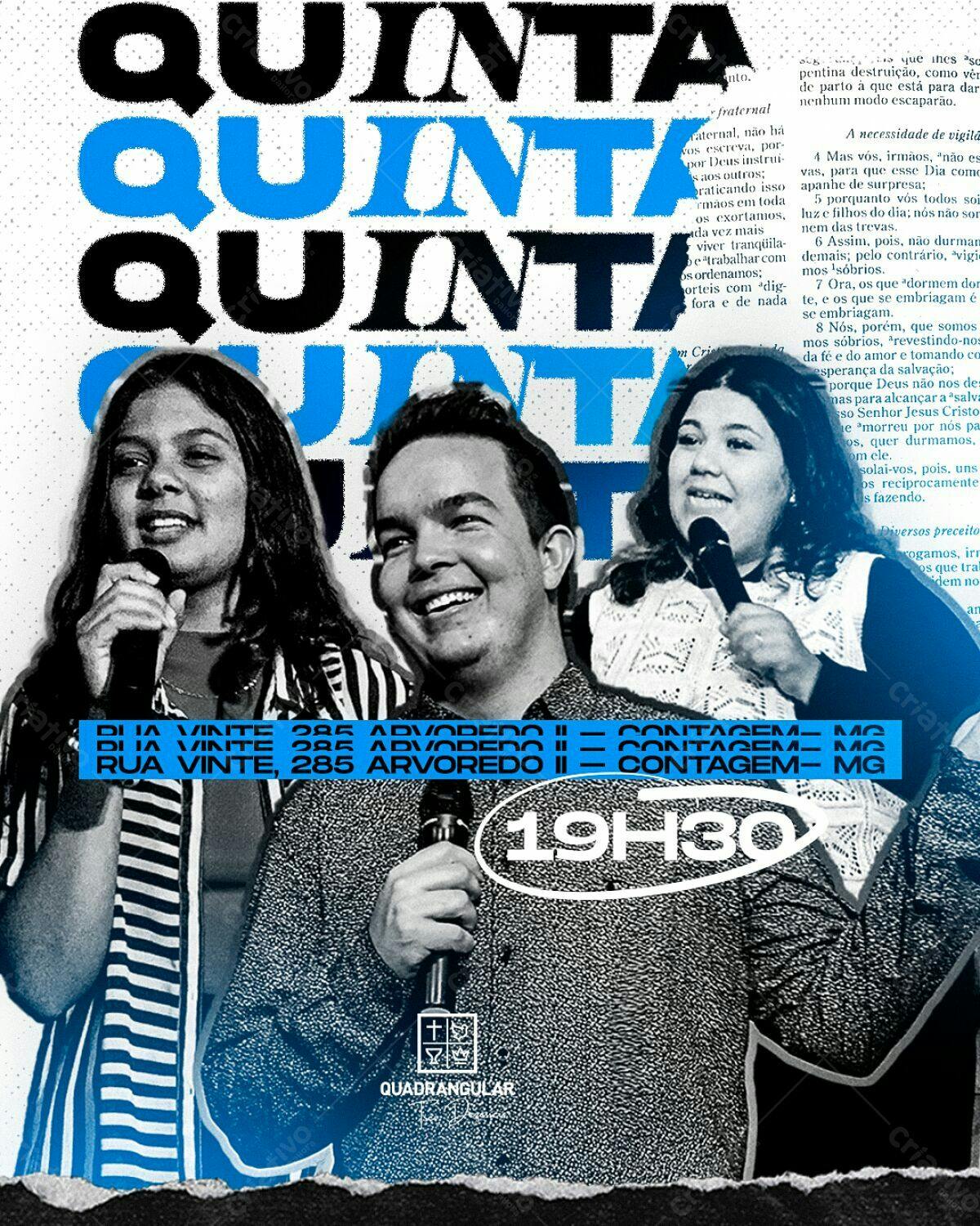 Flyer para Evento Quinta Juntos PSD Editável