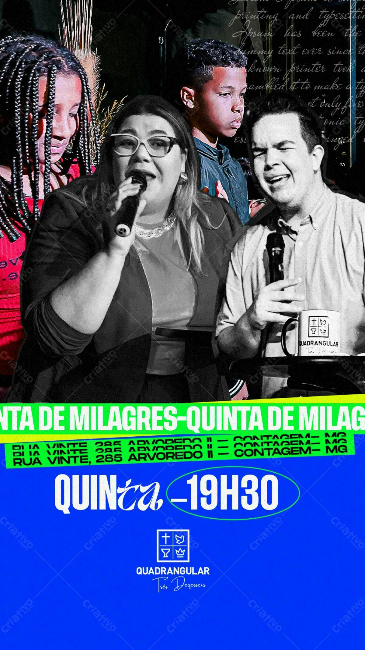 Flyer para Evento Gospel PSD Editável