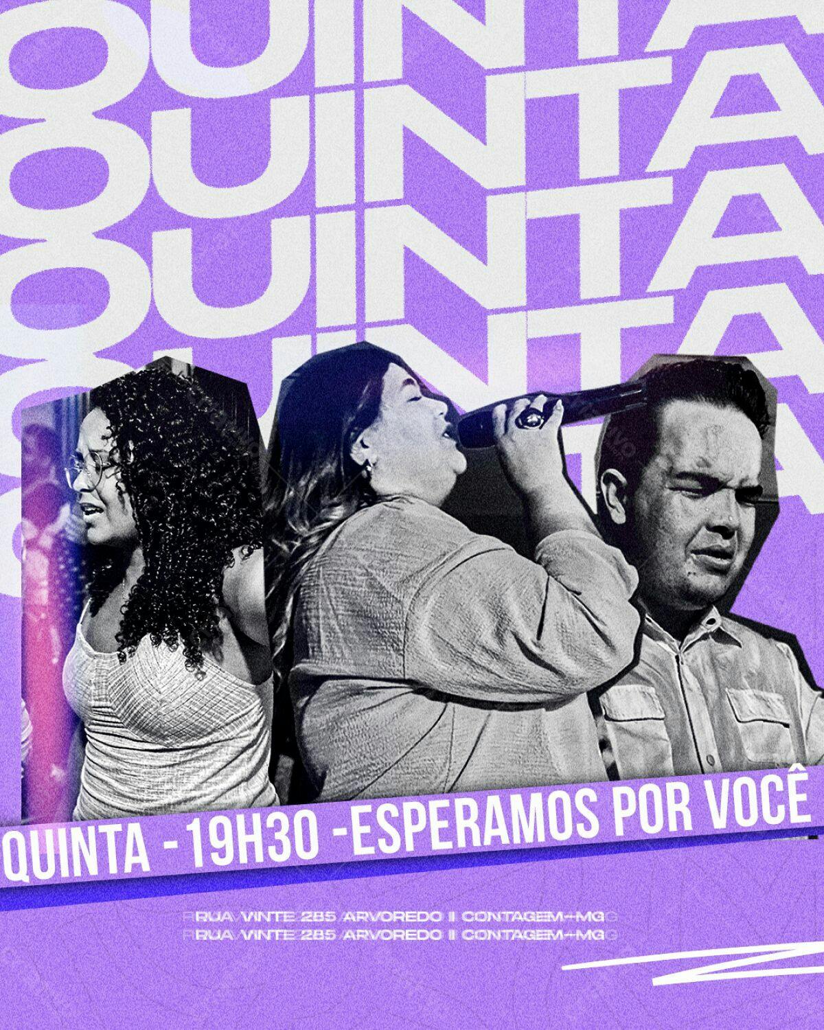 Flyer para Evento Gospel Quinta à Noite PSD