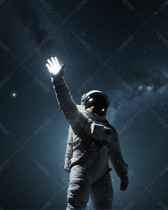 Astronauta no espaço em alta qualidade