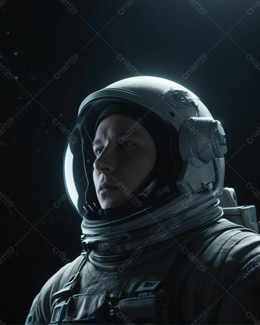 Astronauta no Espaço Profundo