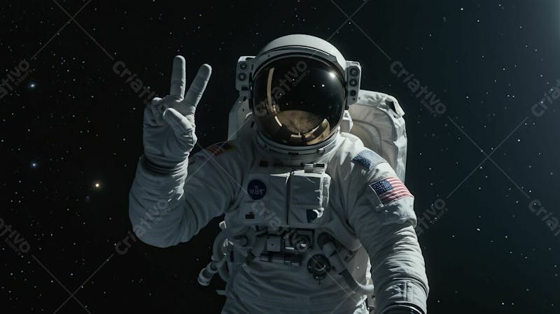 Astronauta no espaço