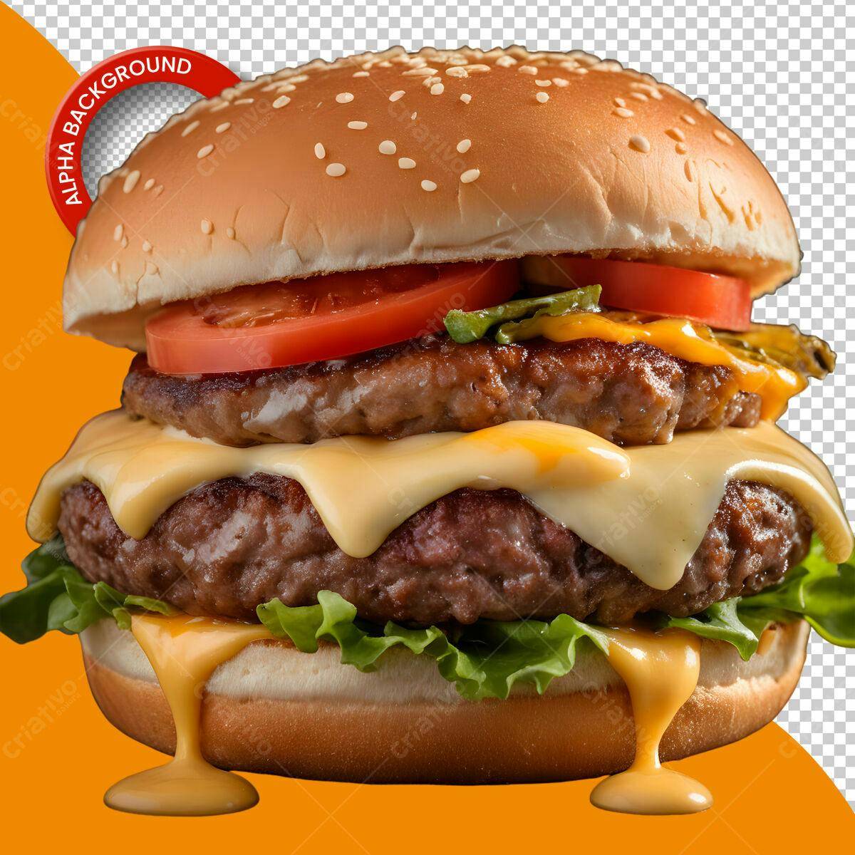 Banner para Hamburgueria PSD Editável