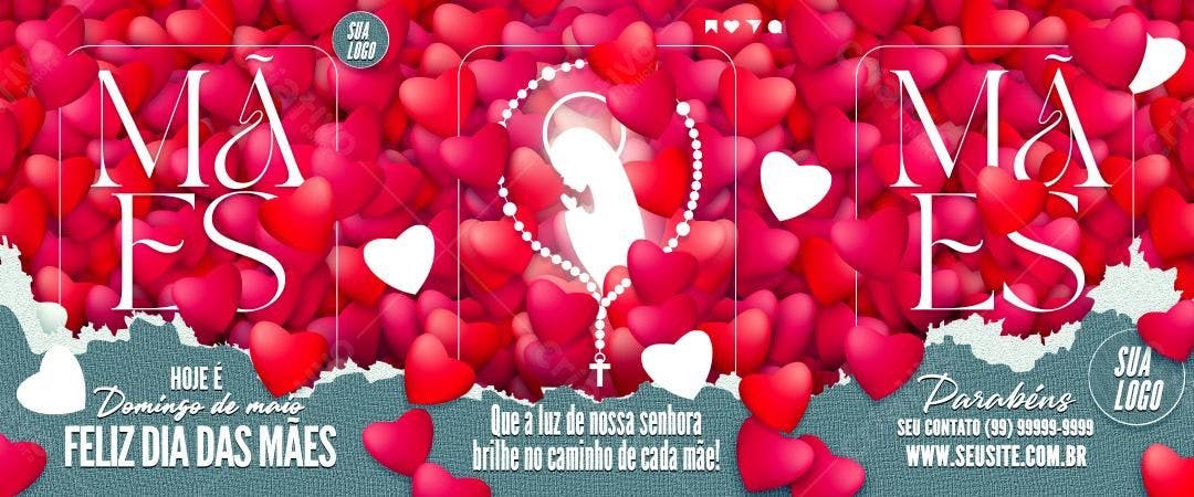 Banner Dia das Mães PSD Editável