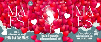 Banner Dia das Mães PSD Editável