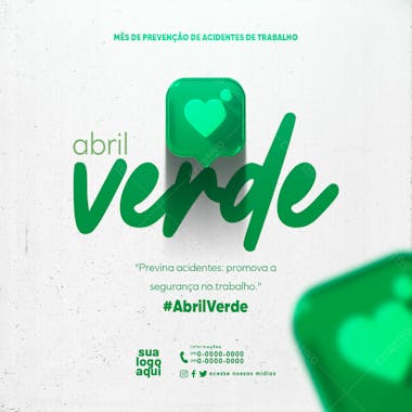 Campanha abril verde