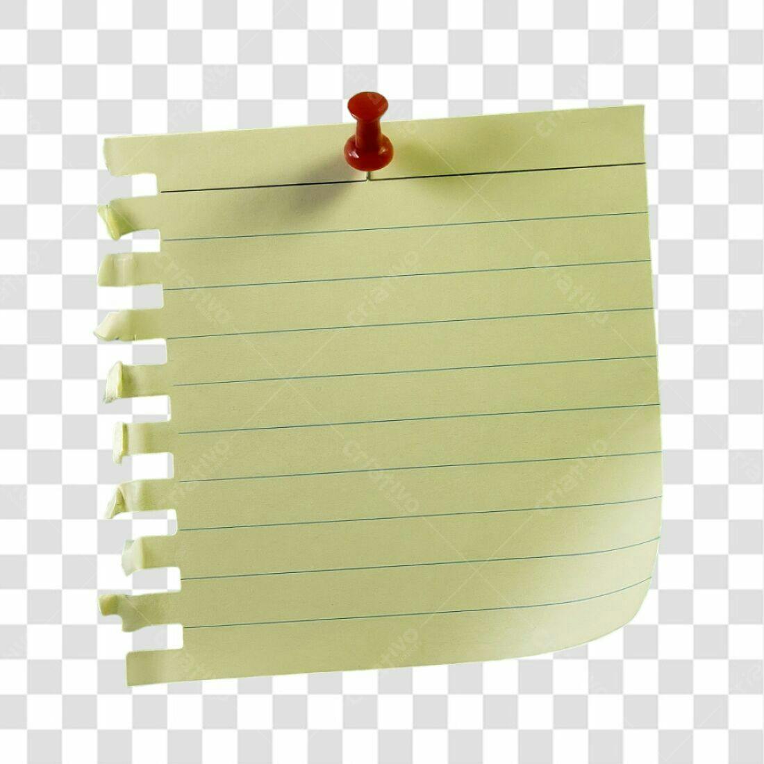 Icone de bloco de notas amarelo PNG com fundo transparente