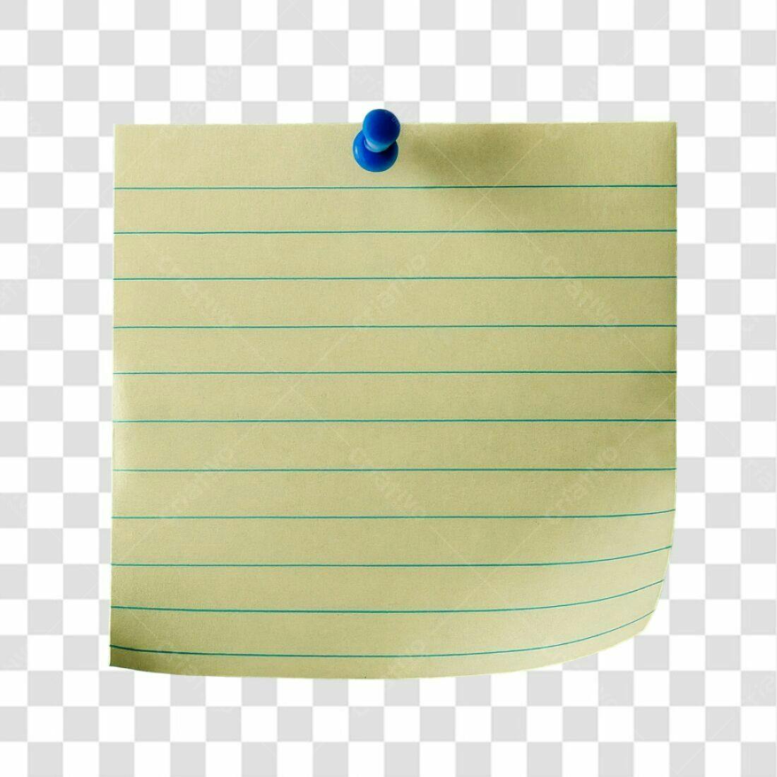 Icone de bloco de notas amarelo PNG com fundo transparente