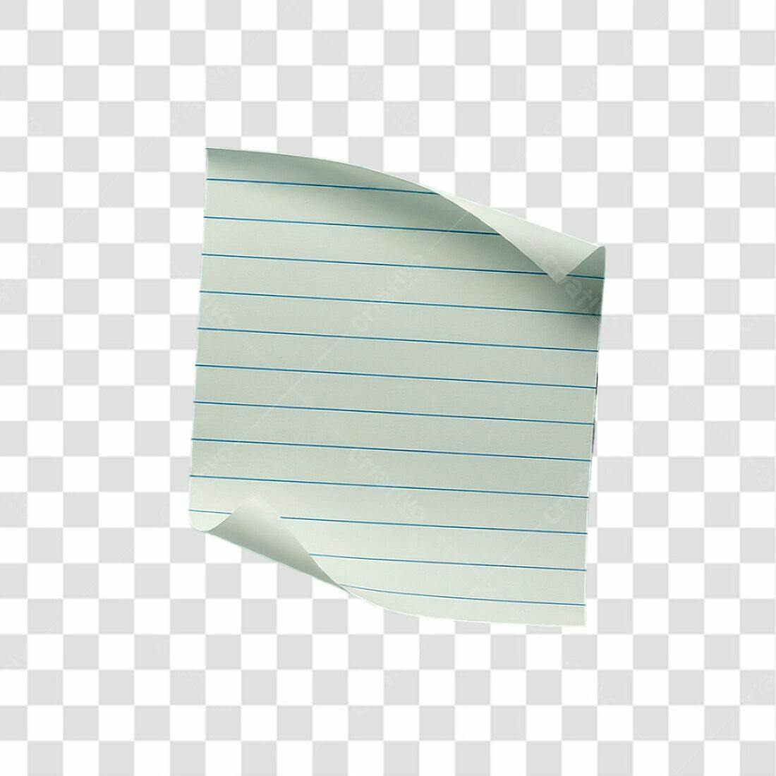 Icone Folha de Papel Linhada PNG com fundo transparente
