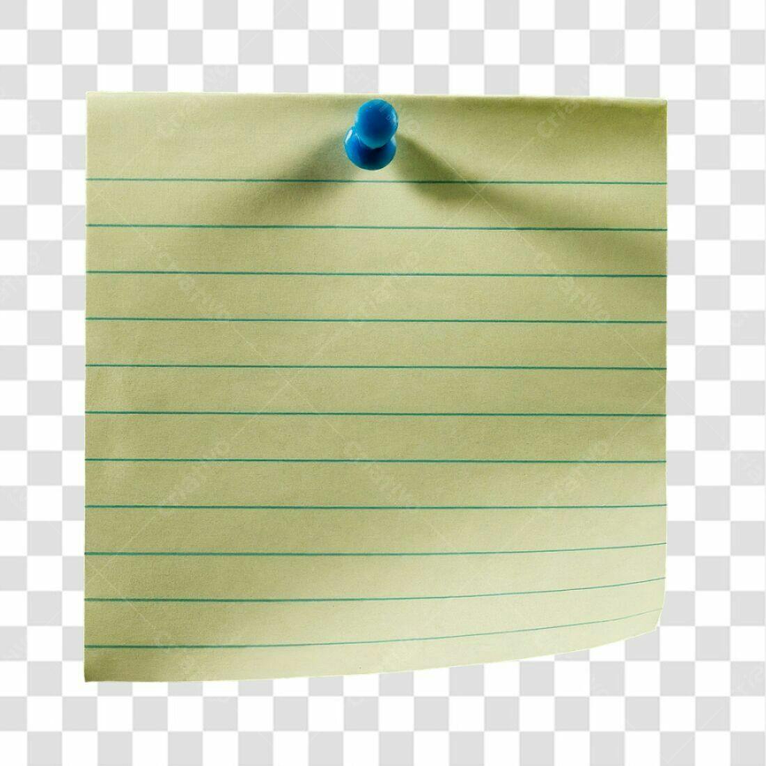 Icone de bloco de notas amarelo PNG com fundo transparente
