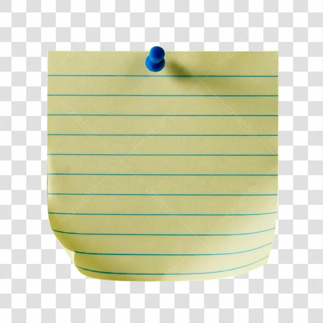 Icone Lembrete Amarelo PNG com fundo transparente