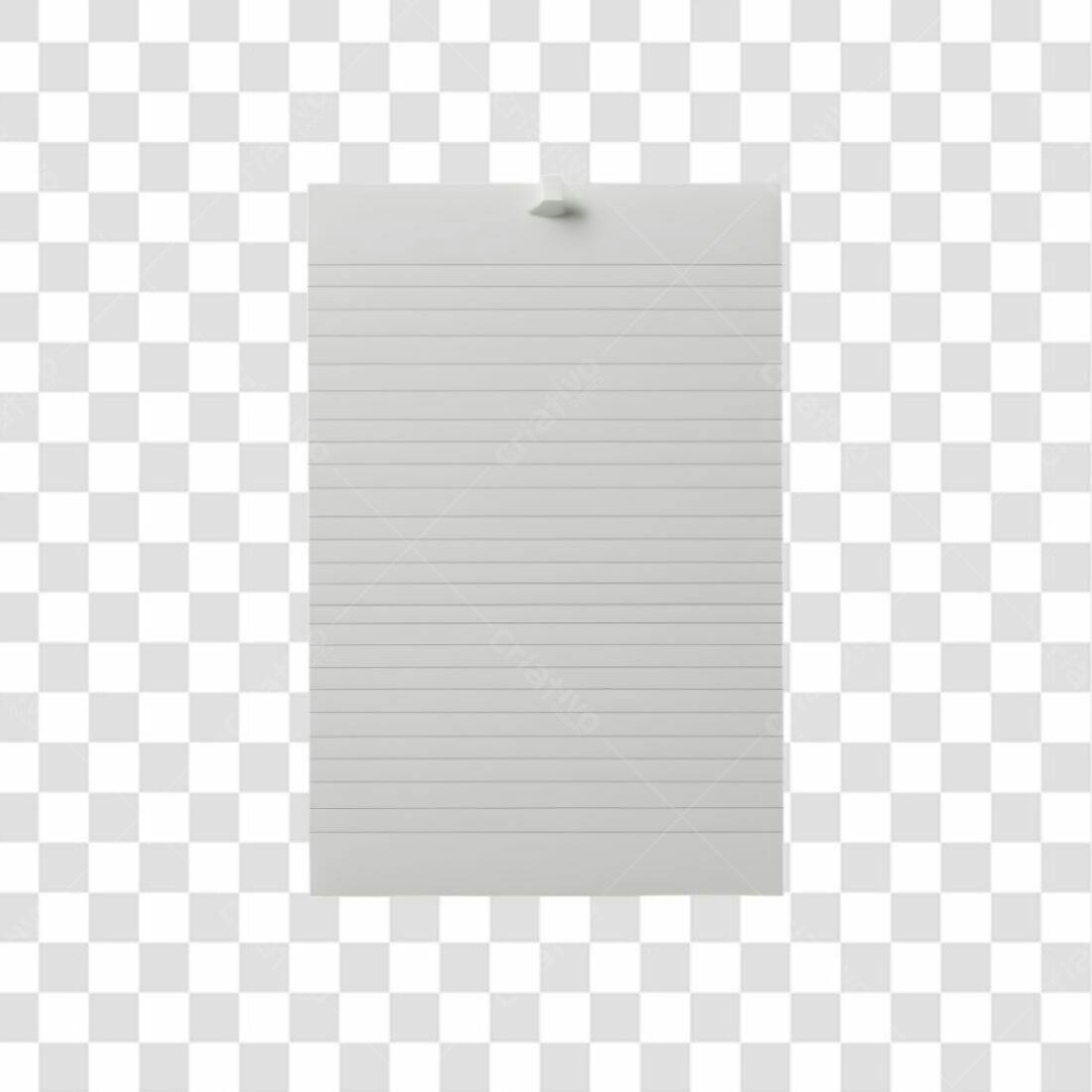 Bloco de Notas PNG com fundo transparente