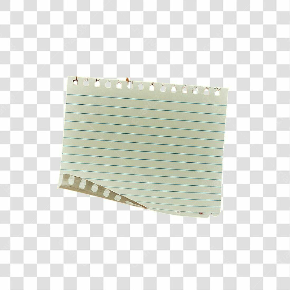 Icone Folha de Papel Rasgada PNG com fundo transparente