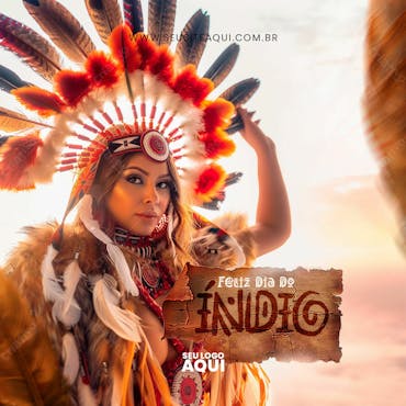 Dia do índio | social media | psd editável