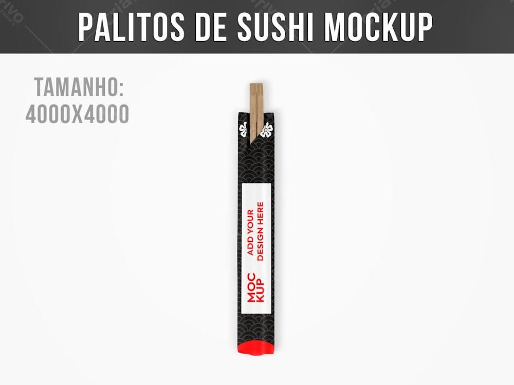 Palitos De Sushi Mockup 