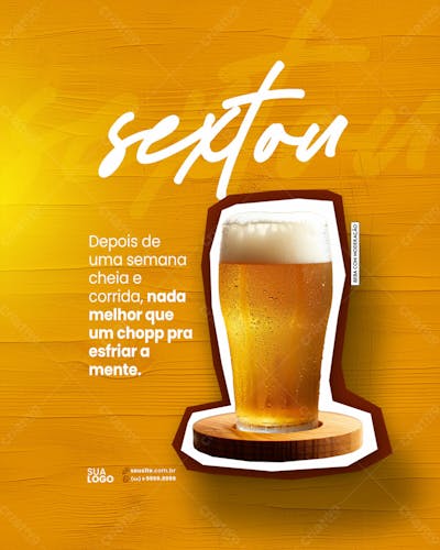 Social Media   Bar   Nada Melhor Que Um Chopp