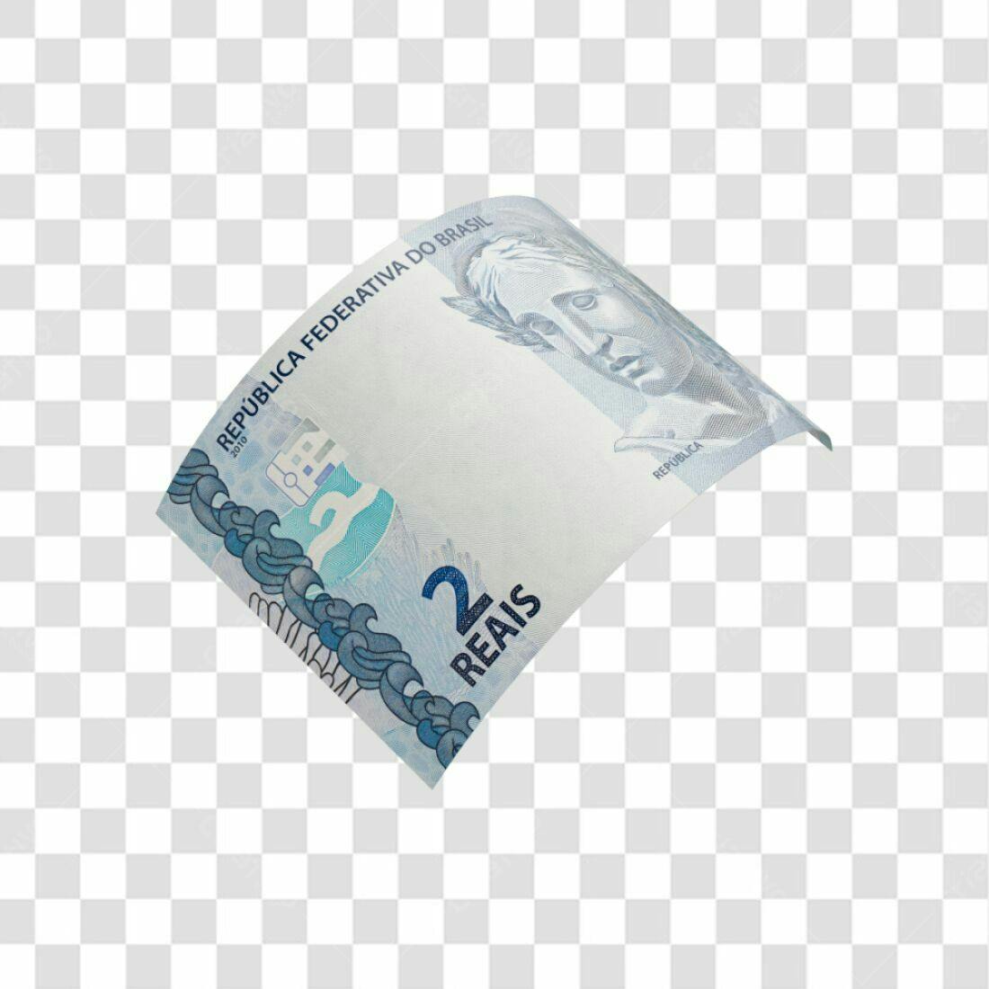Imagem Nota de 2 Reais PNG com fundo transparente