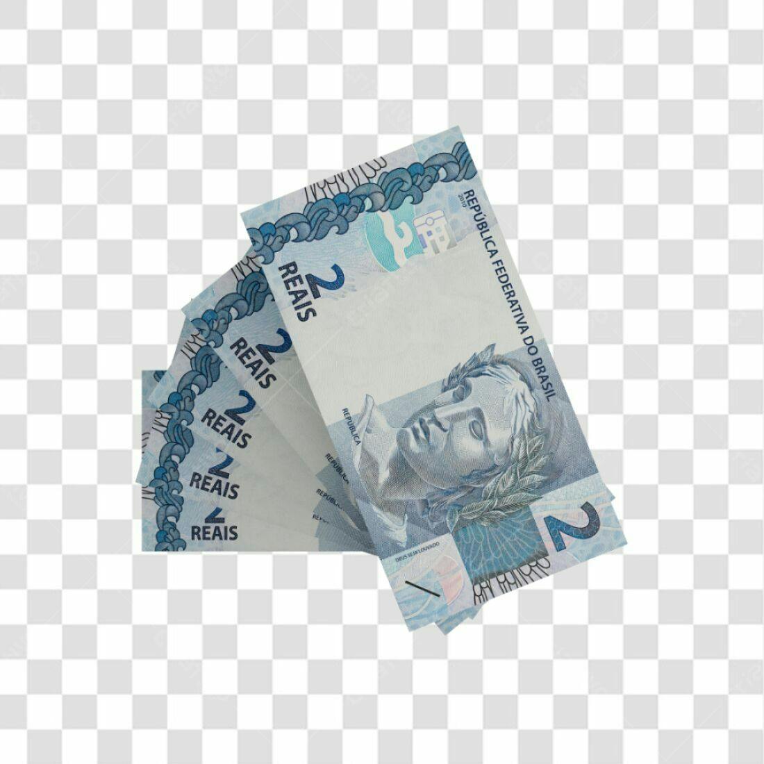 Icone Notas de 2 Reais PNG com fundo transparente