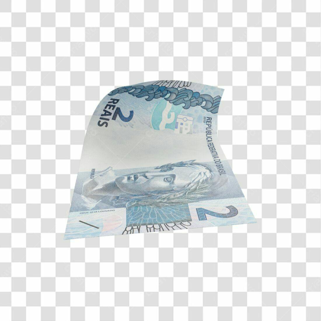 PNG Nota de 2 Reais com fundo transparente