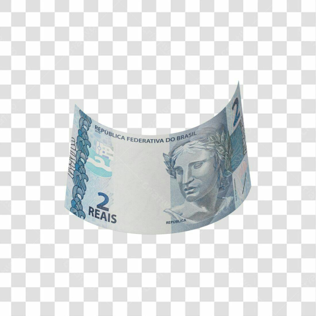Imagem Nota de 2 Reais PNG com fundo transparente