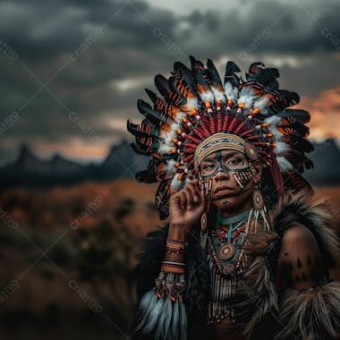 Homem indigena | índio | imagem