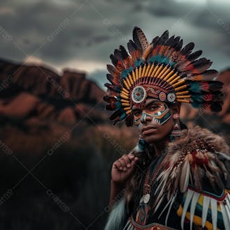 Homem indigena | índio | imagem