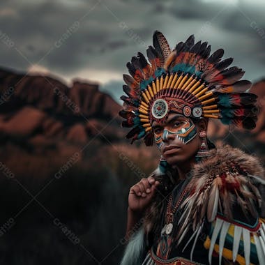 Homem indigena | índio | imagem