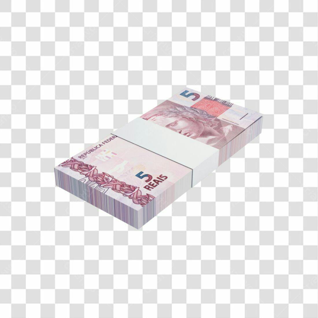 Icone de Dinheiro 5 Reais PNG com fundo transparente