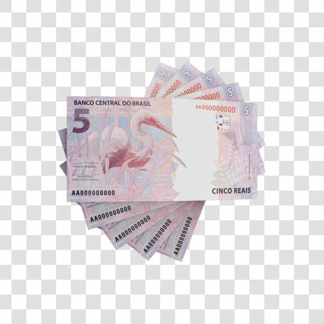 Icone Dinheiro Real PNG com fundo transparente