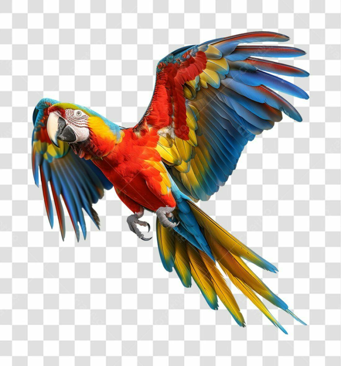 Icone Arara Vermelha PNG com fundo transparente