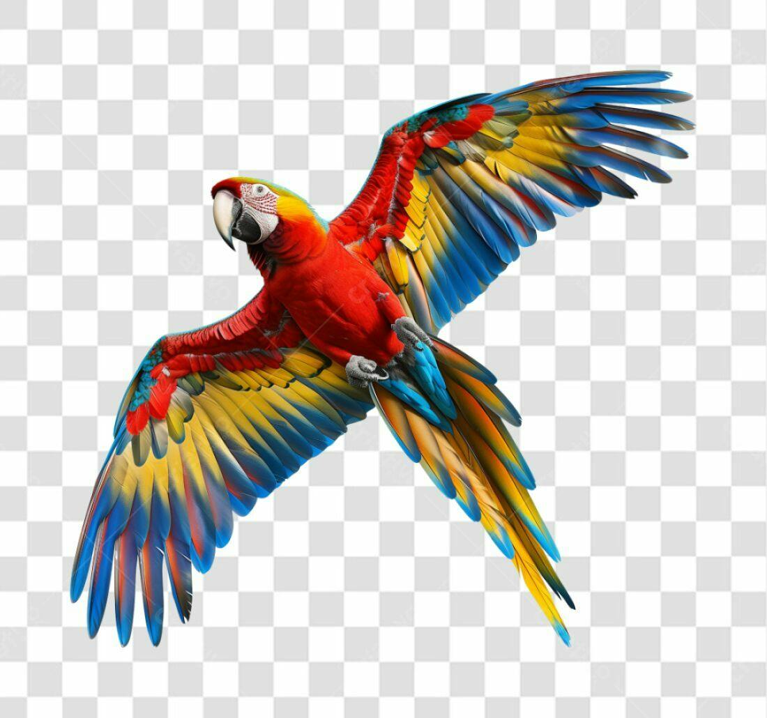 Icone Arara Vermelha PNG com fundo transparente