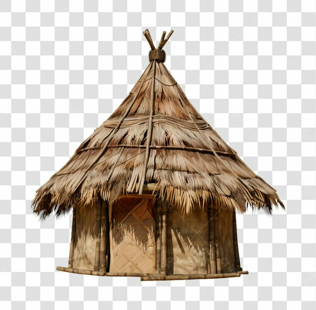Icone Cabana de Palha PNG com fundo transparente