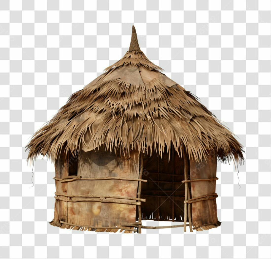 Icone Cabana Africana PNG com fundo transparente