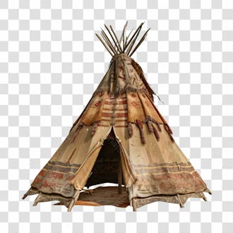 Cabana de índio | indigena | imagem sem fundo | png