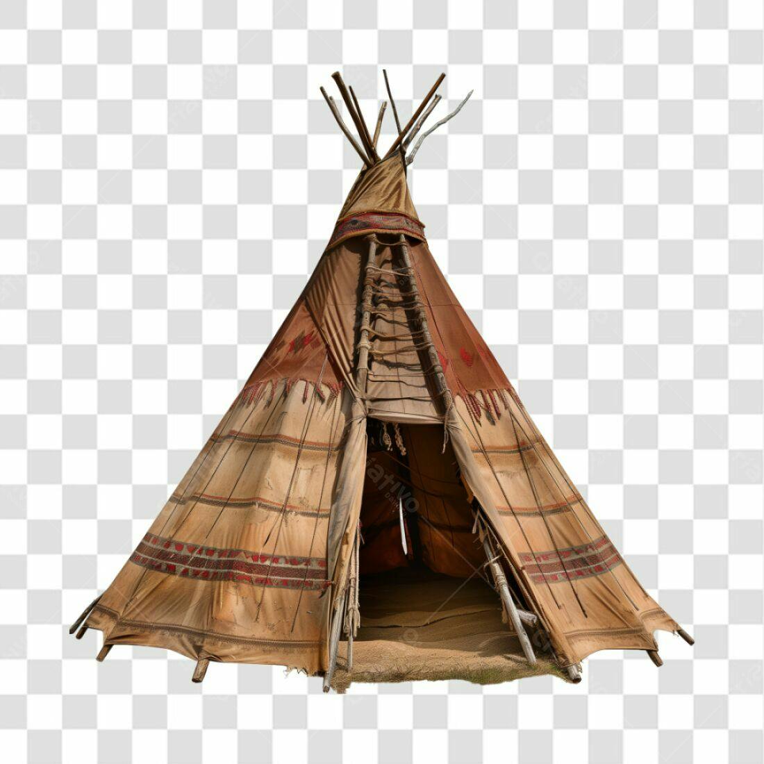 Icone Tipi Nativo Americano PNG com fundo transparente