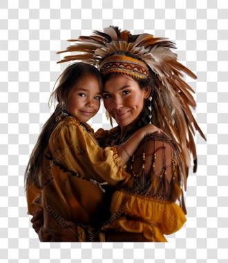 Mulher indigena | imagem sem fundo | png