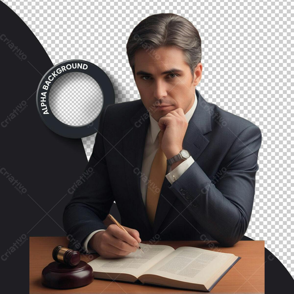 Moldura PSD para Advogados Editável
