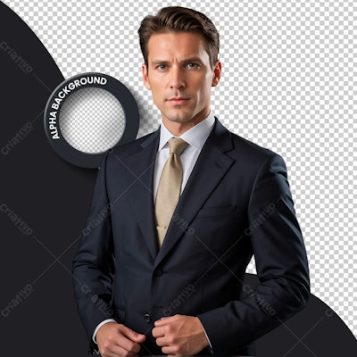 Moldura para Fotos de Executivos PSD Editável