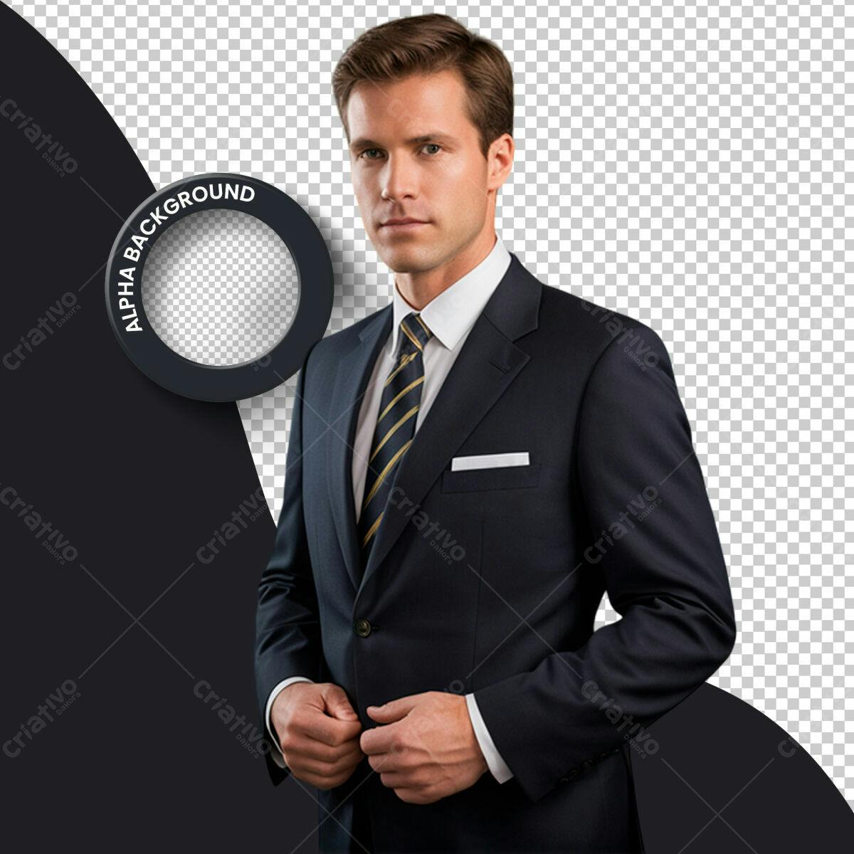 Modelo de Perfil Profissional PSD Editável