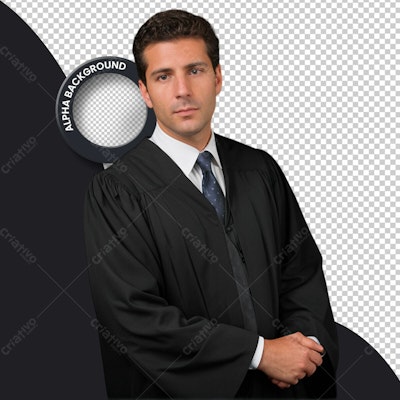 Modelo de Fotografia para Advogado PSD Editável