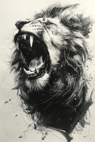 Leão bravo