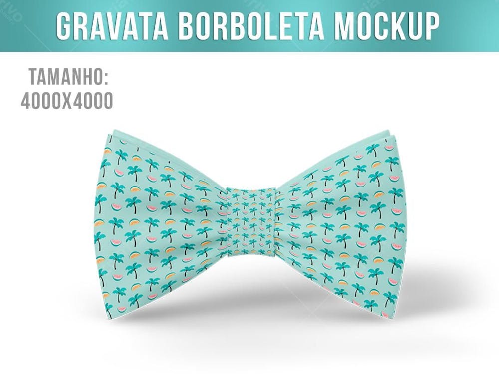 Gravata Borboleta Mockup 